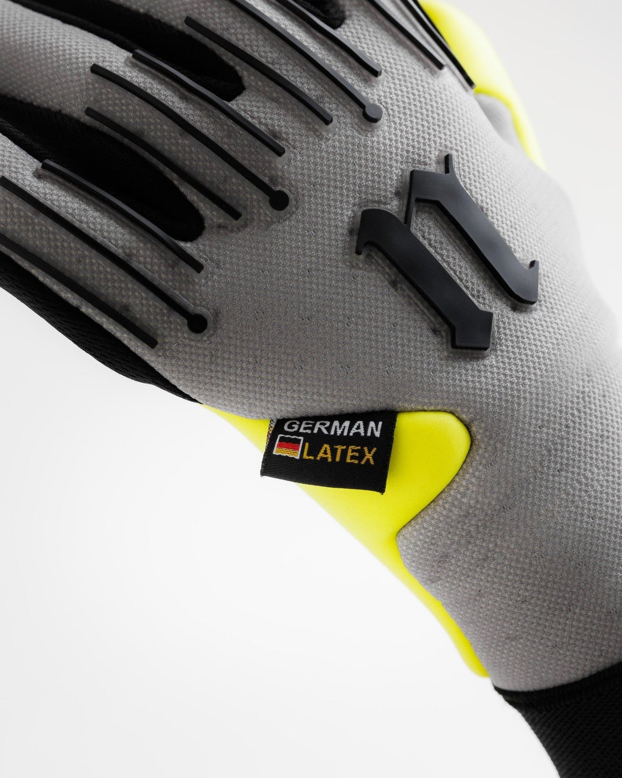 Grey Bolt Elite goalkeeper gloves